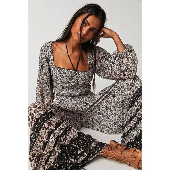 New Free People Forever Timeless Soulmate Jumpsuit Size S - Picture 1 of 9